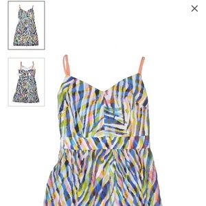 Trina Turk silk watercolor dress